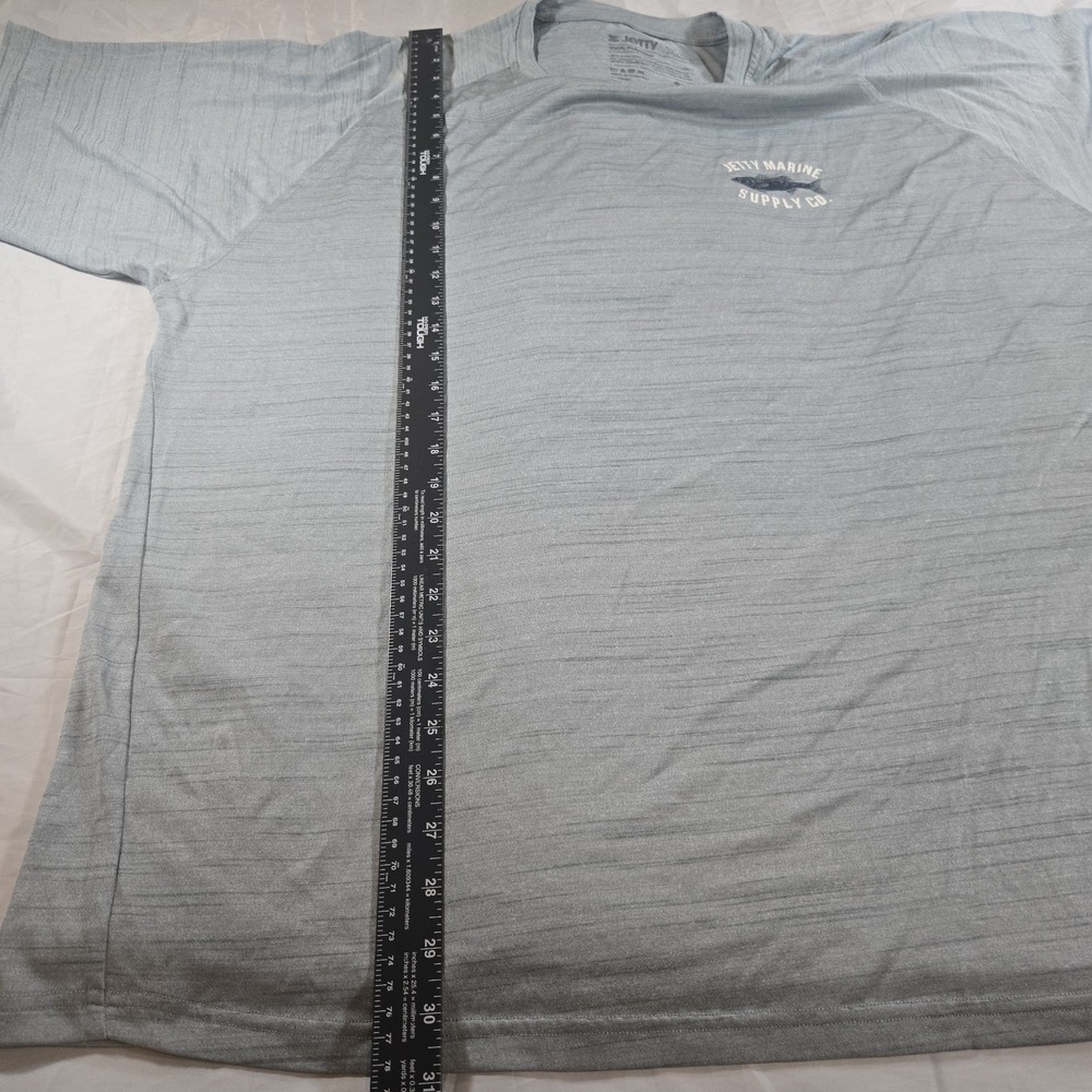 Jetty Marine Supply Co Performance Fishing T Shirt XXL Blue Polyester Graphic - Picture 7 of 8